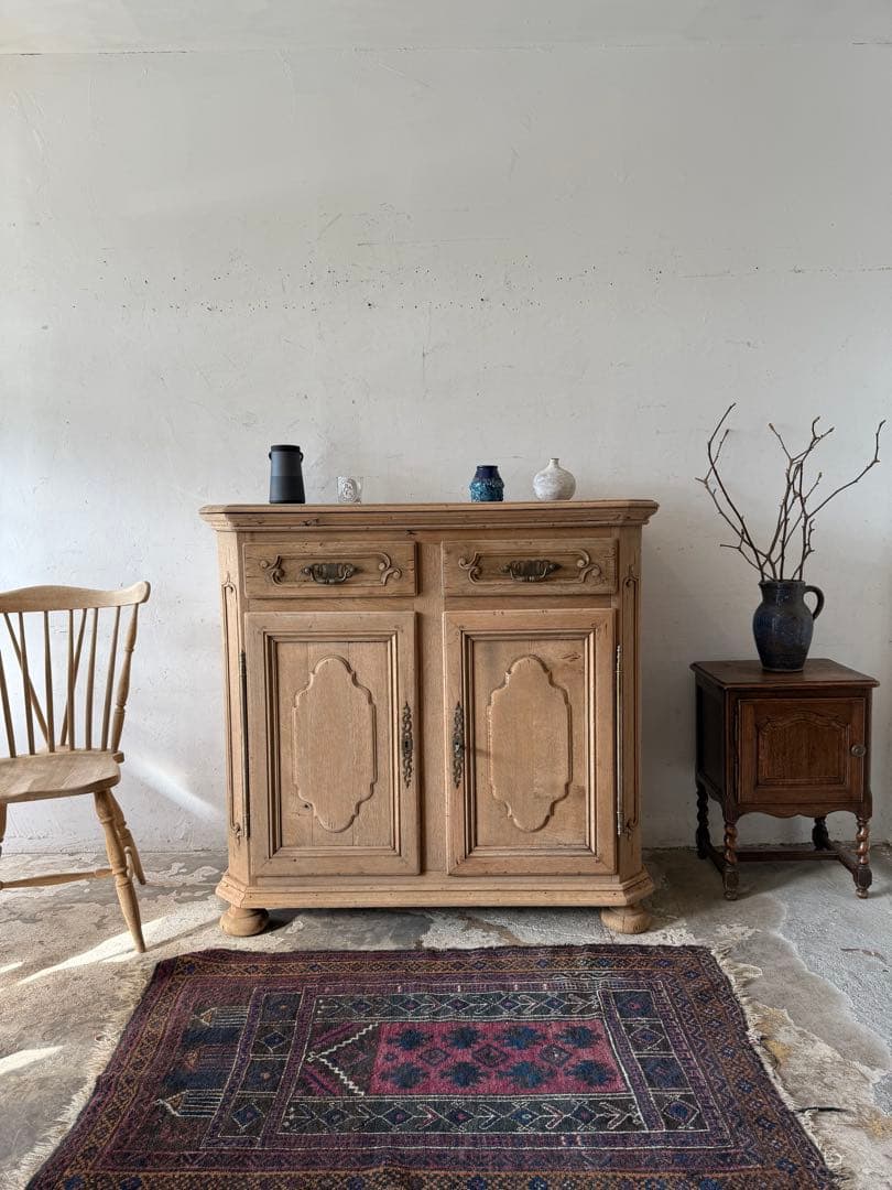 年末・年始SALE ビンテージ ドロワーコンソールキャビネット 剥離