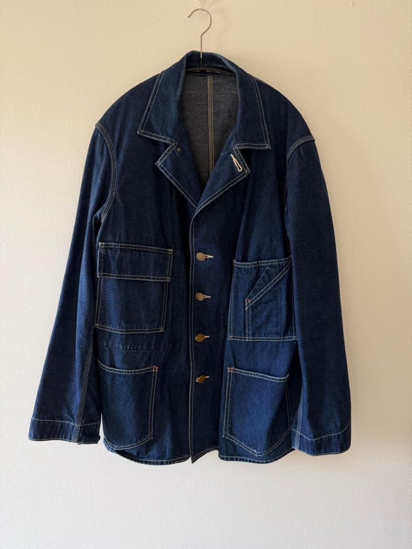 ジャケット・アウター ANATOMICA COVERALL DUNGAREE DENIM JACKET