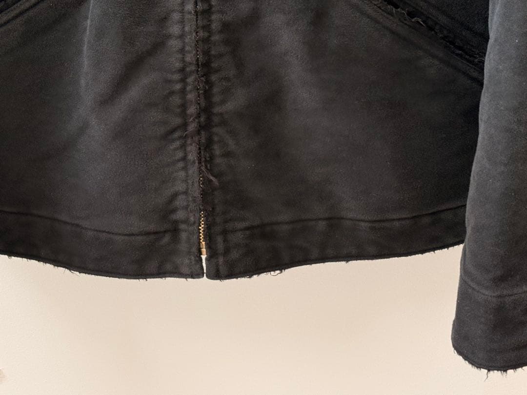 comoli 直営店限定モールスキンジップショートジャケット サイズ1 25AW