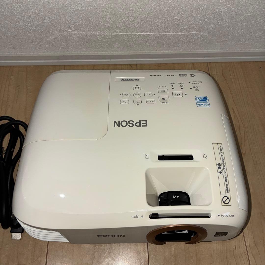 EPSON ホームプロジェクター　EH-TW5350 3D対応　わずか12時間