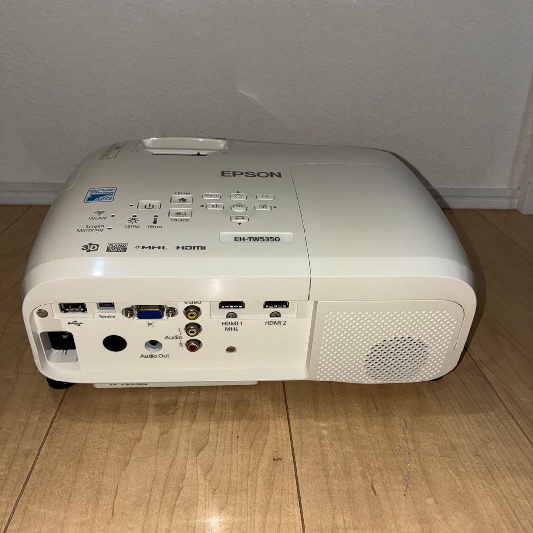 EPSON ホームプロジェクター　EH-TW5350 3D対応　わずか12時間