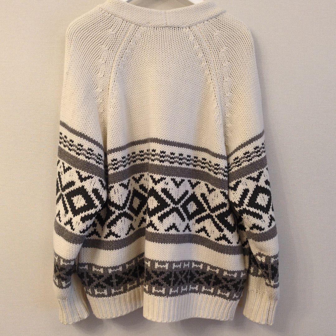 FRAMeWORK ジャガードカーディガン アイボリー