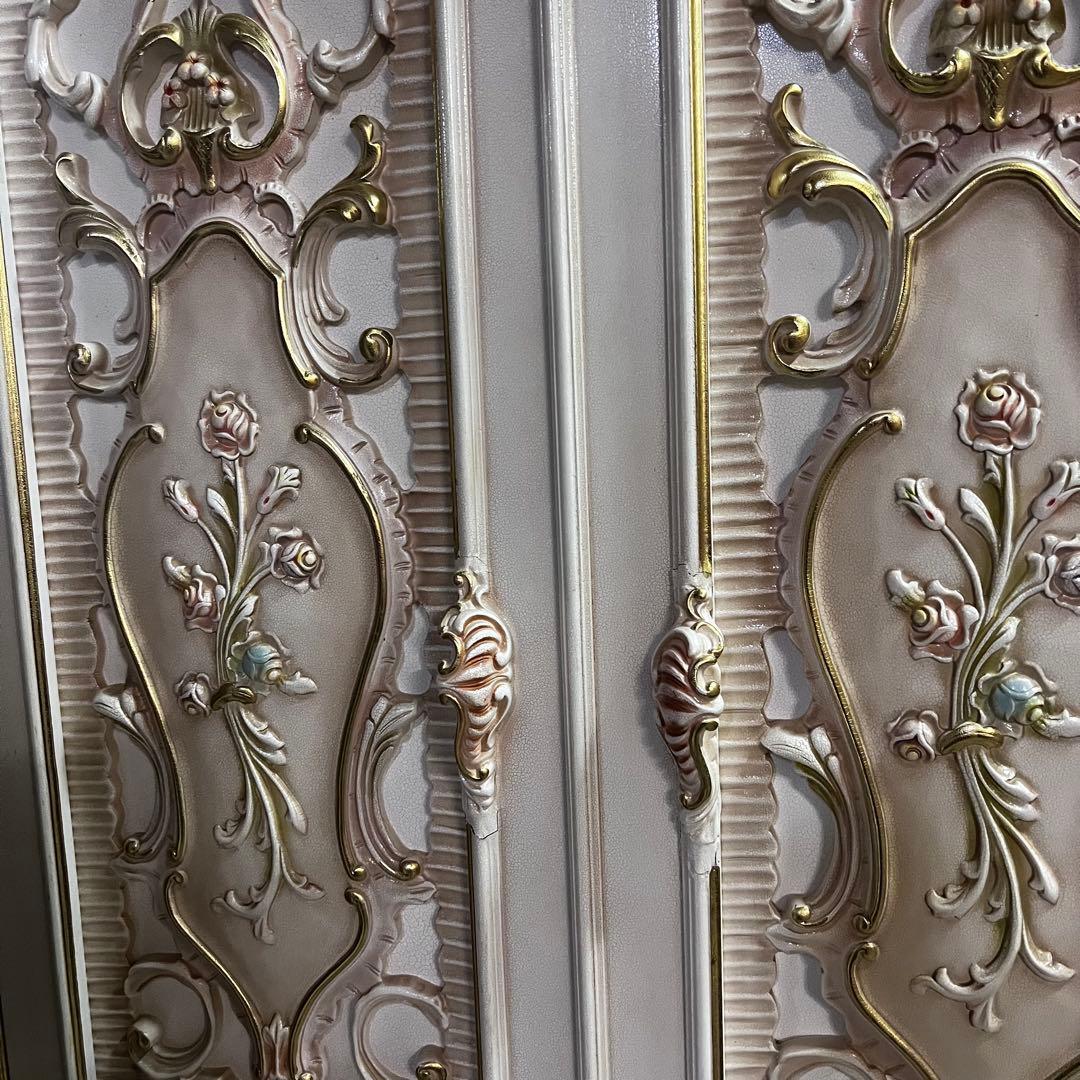 ロココ調 姫家具 アンティーク クローゼット ワードローブ 大型 猫脚