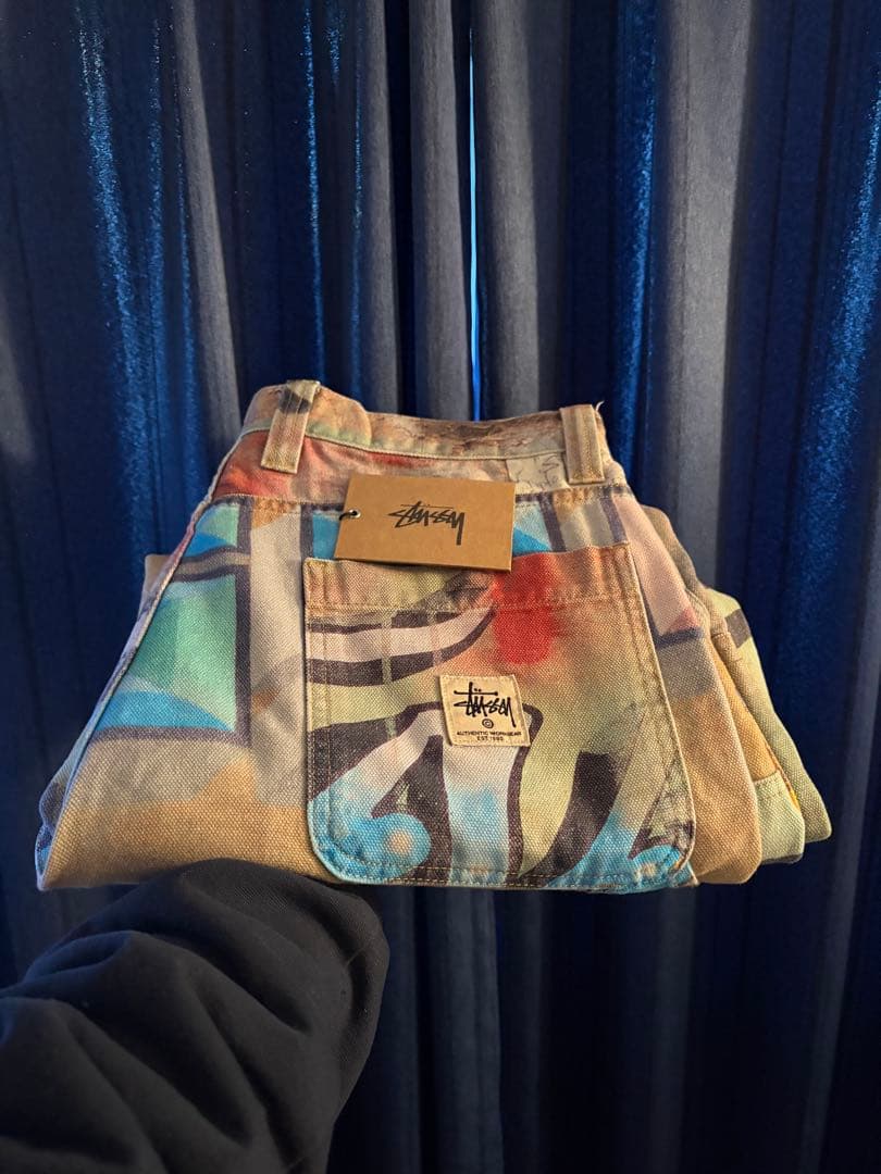 【正規品】Stussy Work Pant Alfonso Canvas パンツ