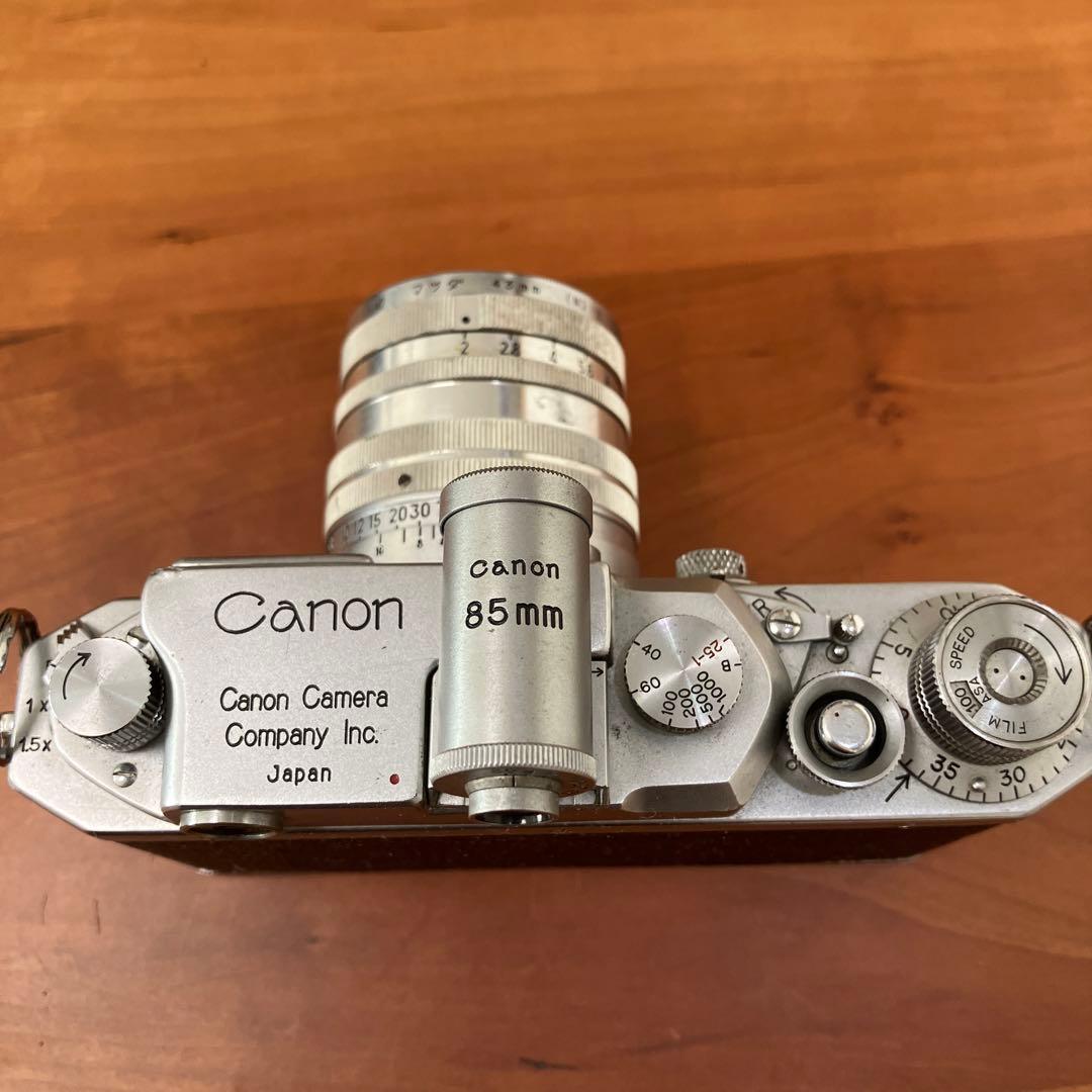 年代物 Canon キャノン 1:2 f:5cm f:1.9 85mm レンズ