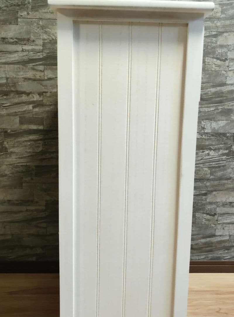 【一人暮らしサイズ】天然木製アンティーク調塗装リビングチェスト