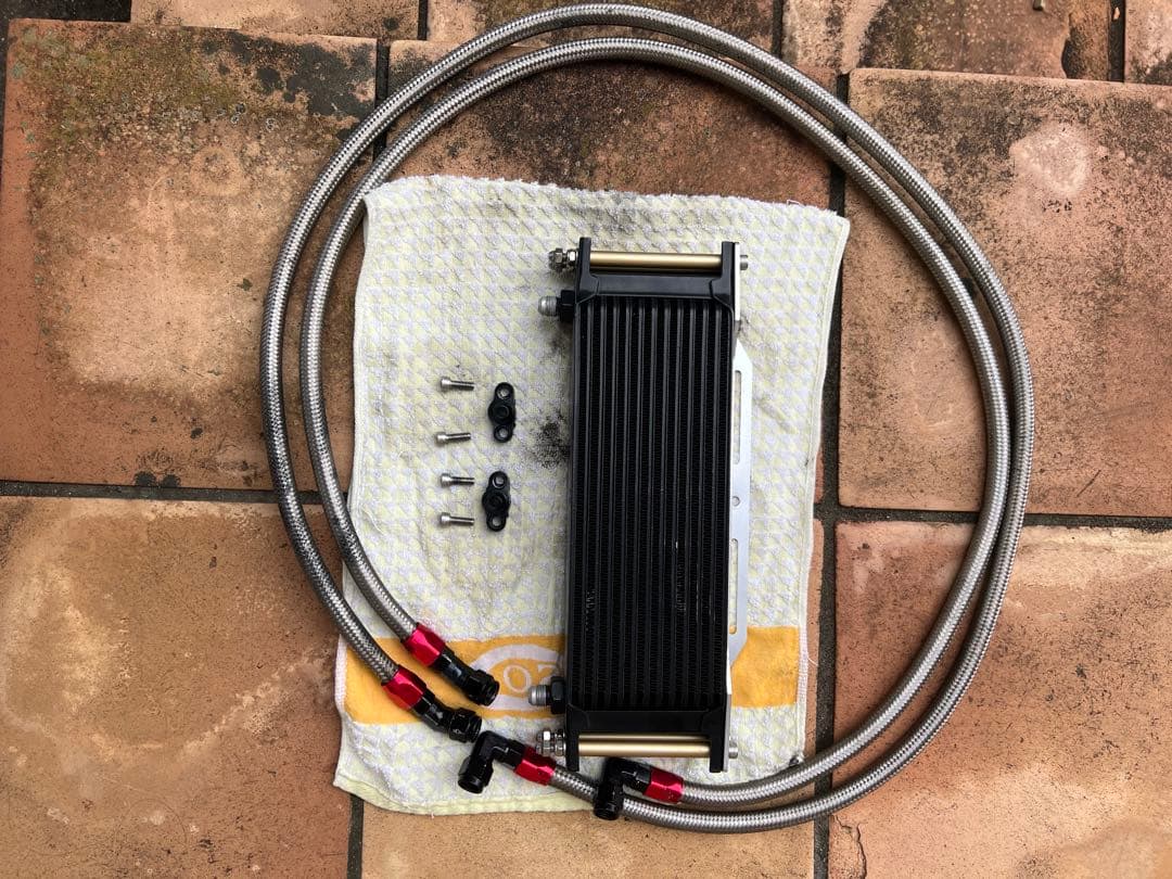 ゼファー400サイド廻しオイルクーラー　♯6