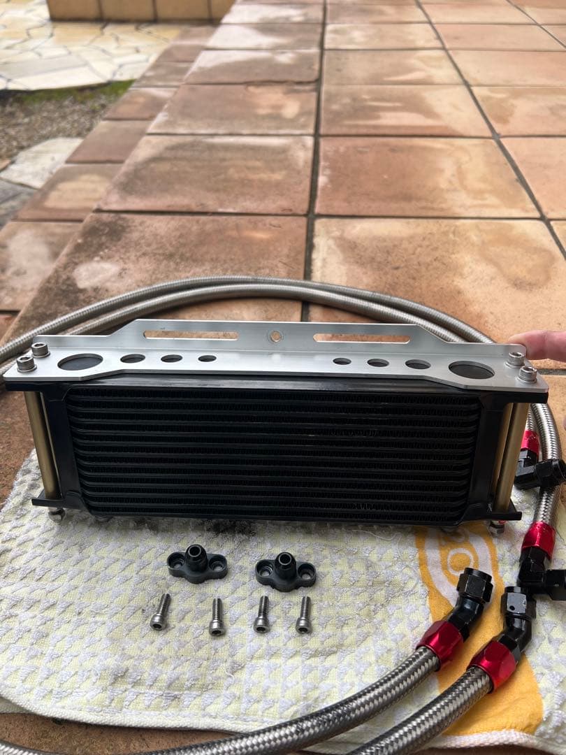 ゼファー400サイド廻しオイルクーラー　♯6