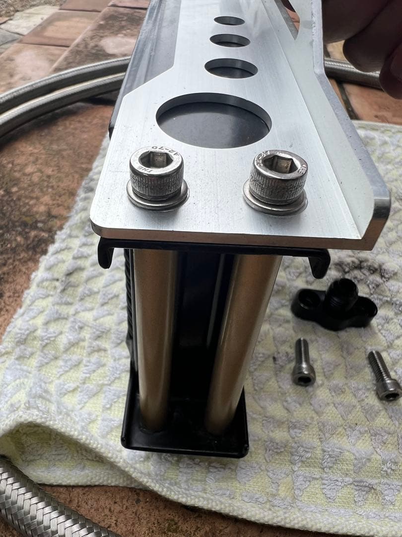 ゼファー400サイド廻しオイルクーラー　♯6