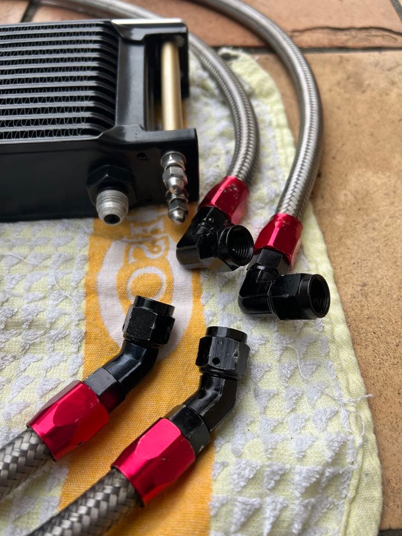 ゼファー400サイド廻しオイルクーラー　♯6