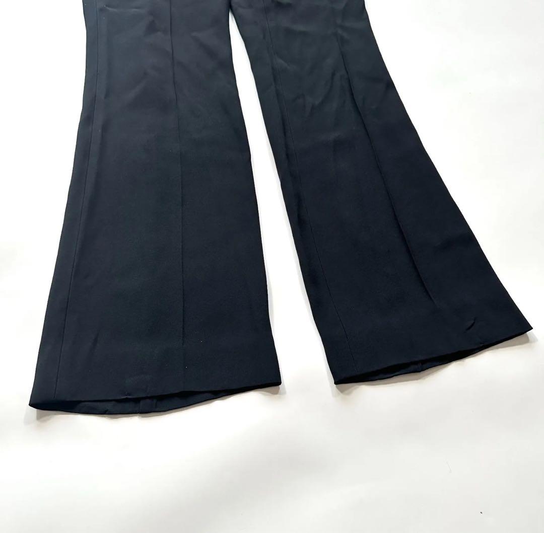 Alexander McQueen フレアスラックス ブラック