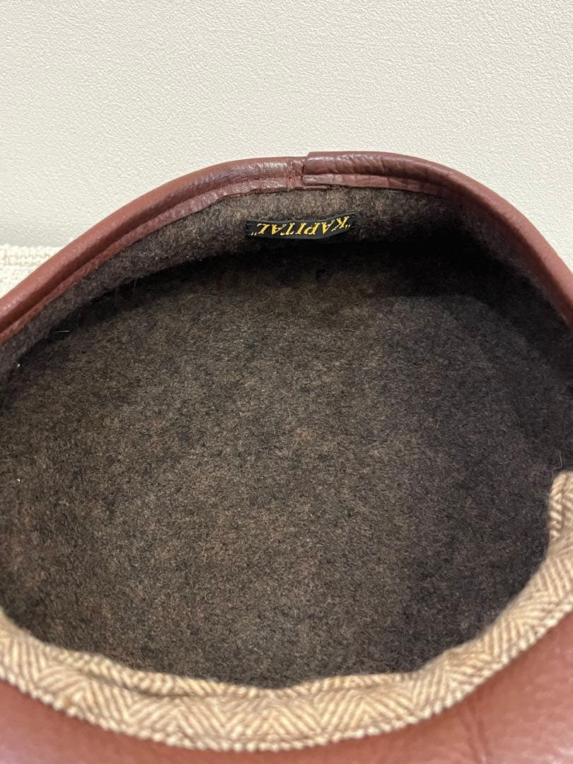 kapital フェルト　レザー　帽子