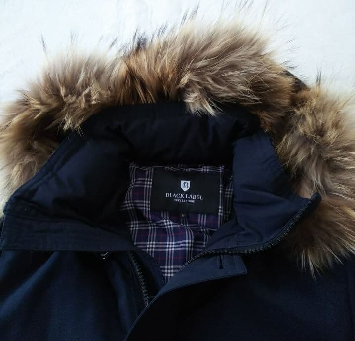 1月30日まで 極美品 M ブラックレーベルクレストブリッジ ダウンコート