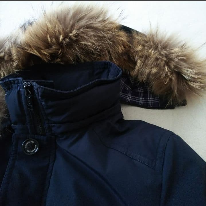 1月30日まで 極美品 M ブラックレーベルクレストブリッジ ダウンコート