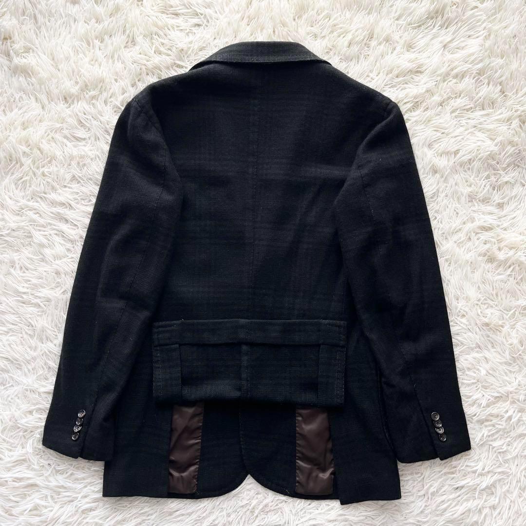 <超高級>STILE LATINO カシミヤ100% グリーン ジャケット 46