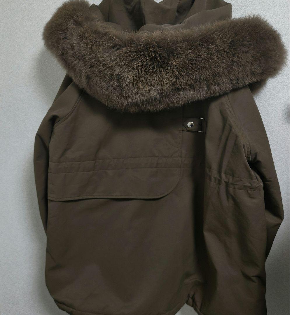 【美品】 ポリーヌ・ブロー　ラクーンファー付き モッズコート フリーサイズ
