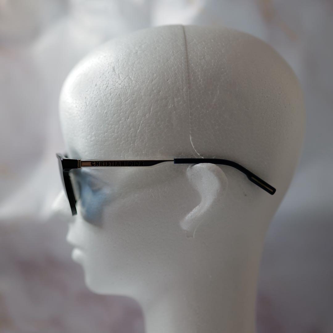 dior tag サングラス Y2K モード ウェリントン ケース付き レア