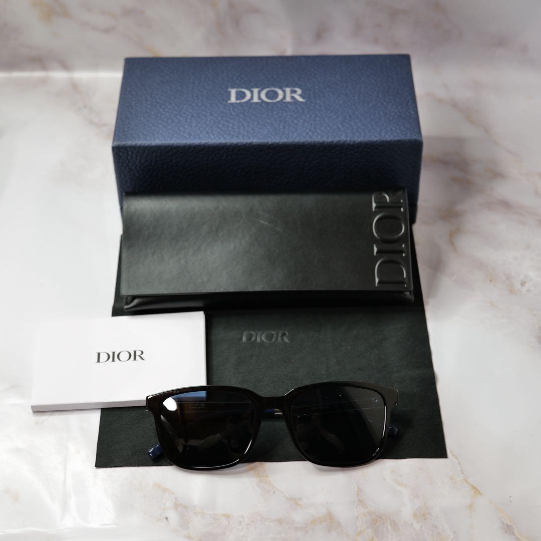 dior tag サングラス Y2K モード ウェリントン ケース付き レア