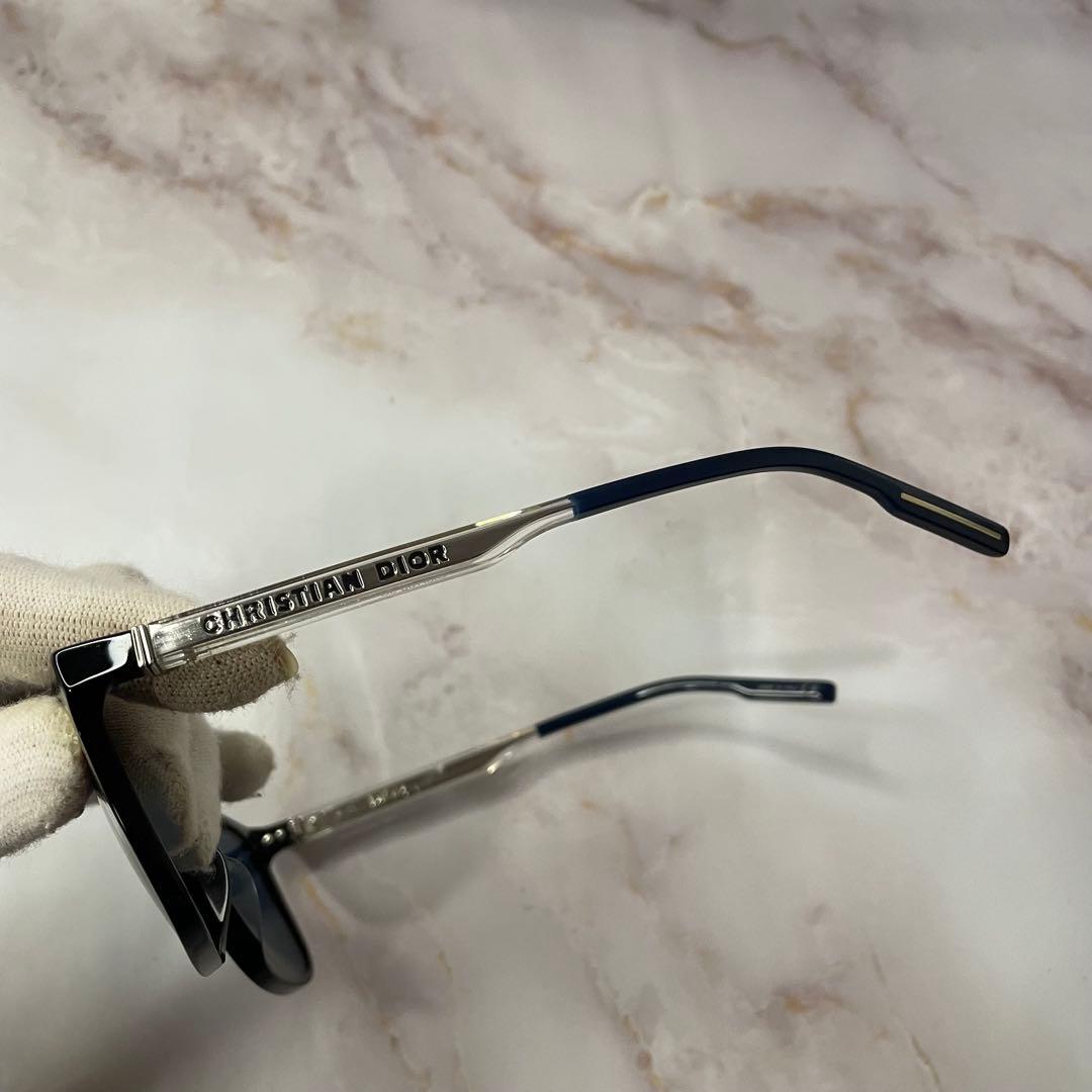 dior tag サングラス Y2K モード ウェリントン ケース付き レア