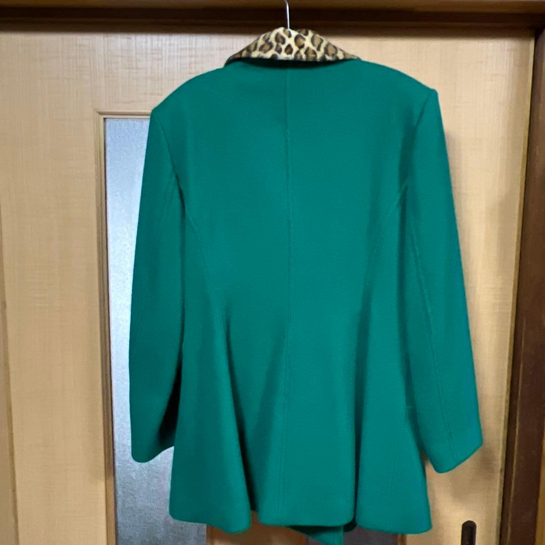 KENZO JEANSヒョウ柄襟ジャケット