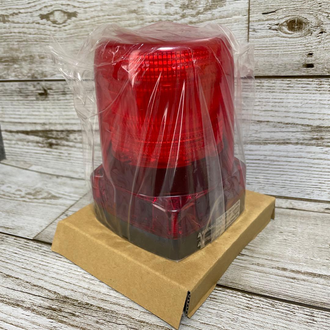 パトライトPATLITE LEDフラッシュ表示灯 LFH-M2-R Φ100 赤