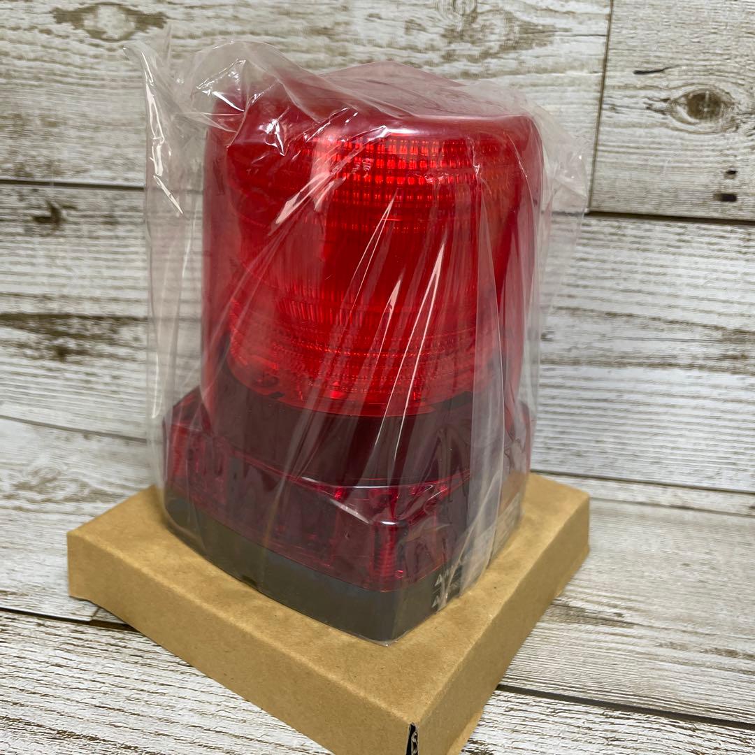 パトライトPATLITE LEDフラッシュ表示灯 LFH-M2-R Φ100 赤