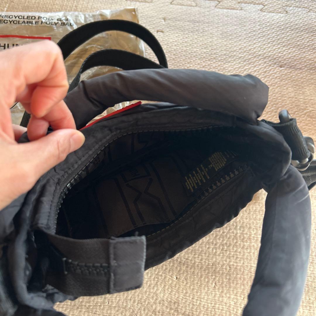 【美品】HUNTER ブラック ショルダーバッグ