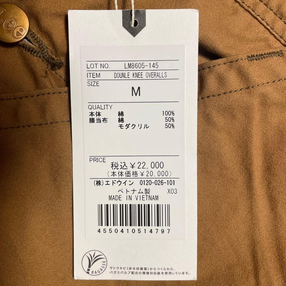 Lee OUTDOORS 軍幕素材 オーバーオール ダブルニー　サイズM