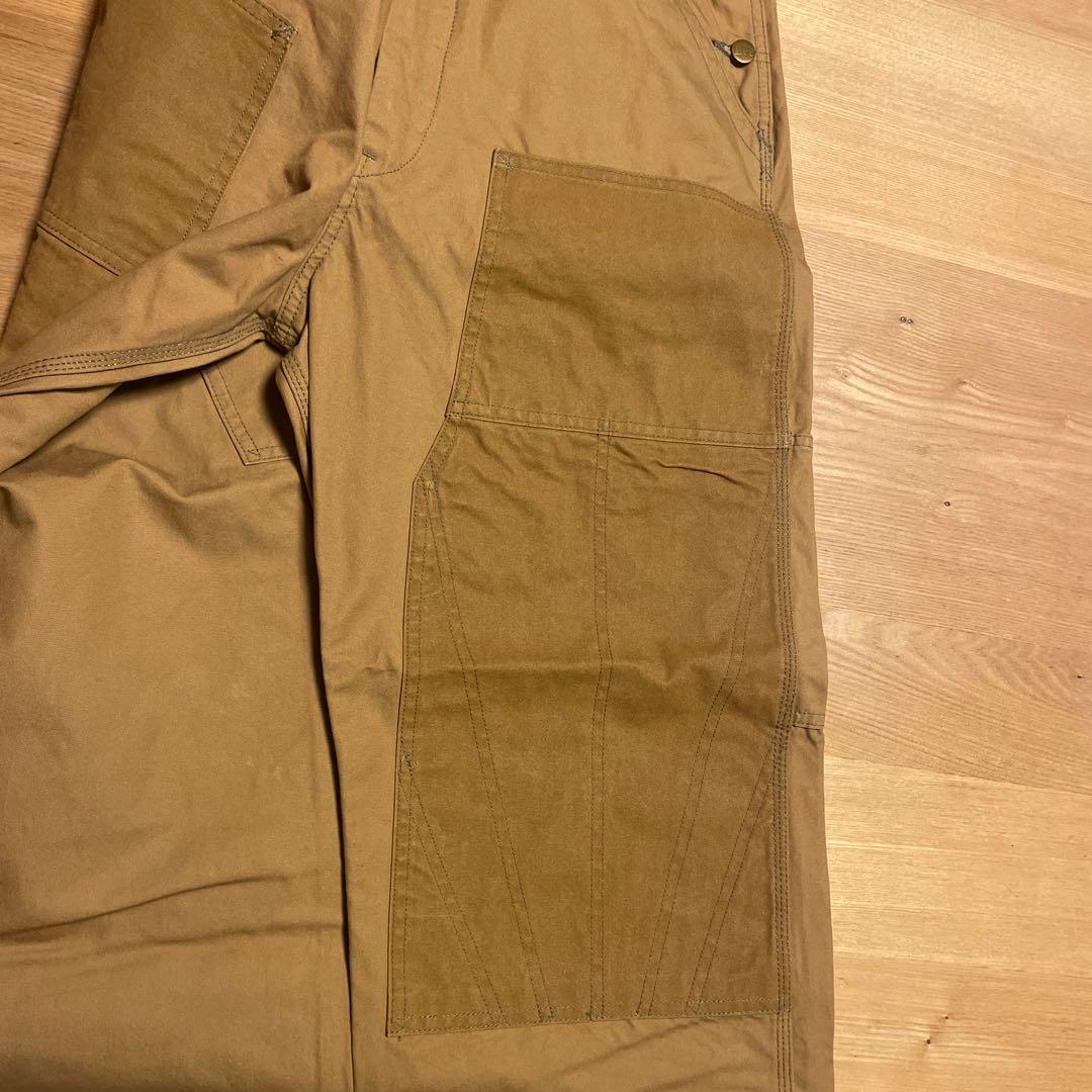 Lee OUTDOORS 軍幕素材 オーバーオール ダブルニー　サイズM