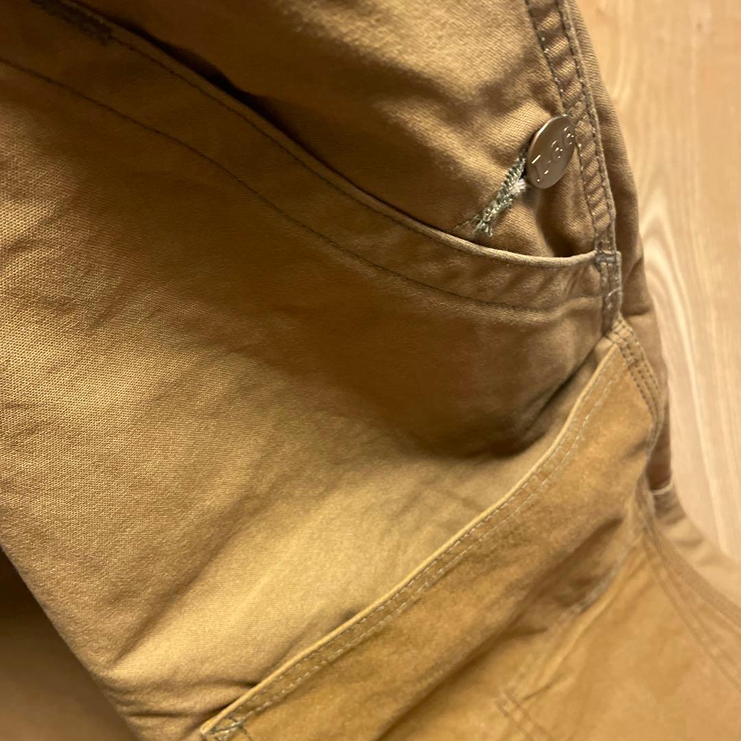 Lee OUTDOORS 軍幕素材 オーバーオール ダブルニー　サイズM