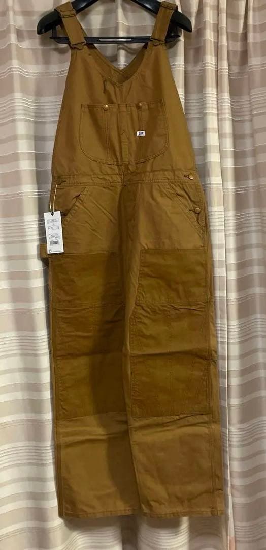 Lee OUTDOORS 軍幕素材 オーバーオール ダブルニー　サイズM