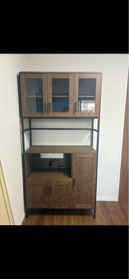 ヴィンテージ食器棚　ニトリ