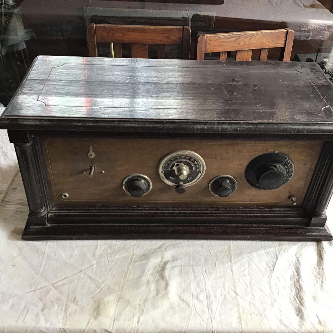 大正時代　アンティーク鉱石ラジオ　ラジオ