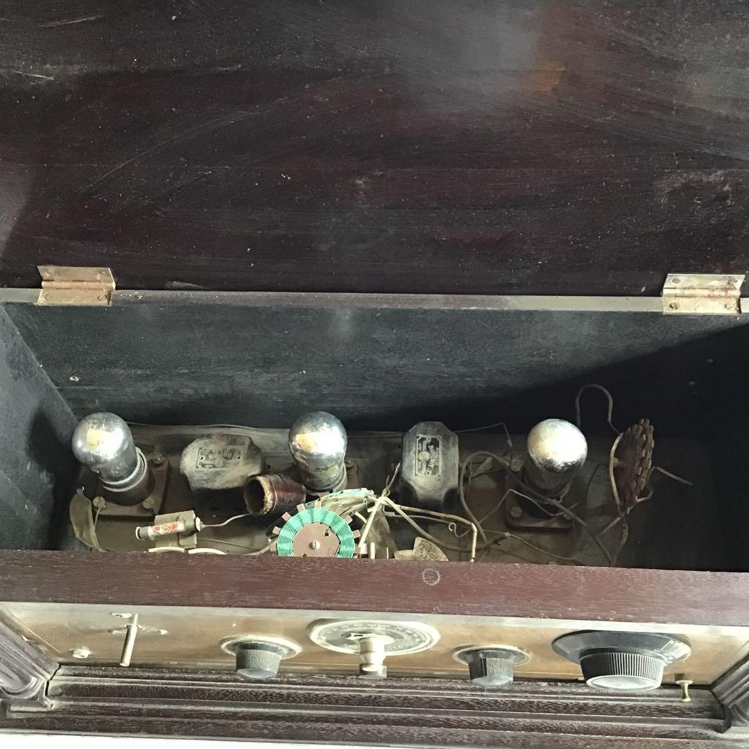 大正時代　アンティーク鉱石ラジオ　ラジオ