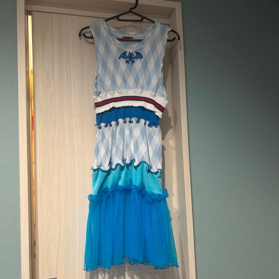 KOBINAIノースリーブチュニック ブルー