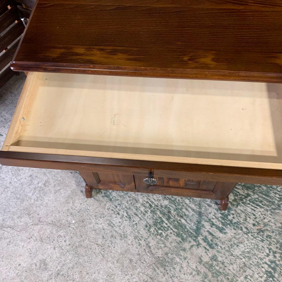 I651 現状品 Karimoku カリモク コロニアル 電話台 サイドチェスト