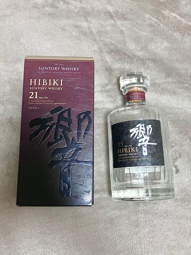 響 21年 ウイスキー（空）ボックス入り