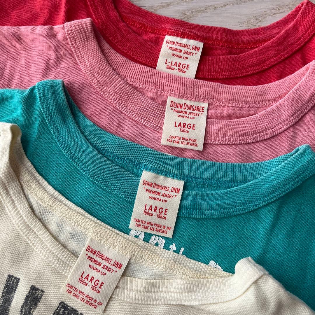 ★ ri ★デニム＆ダンガリー Tシャツ 150 160 LARGE