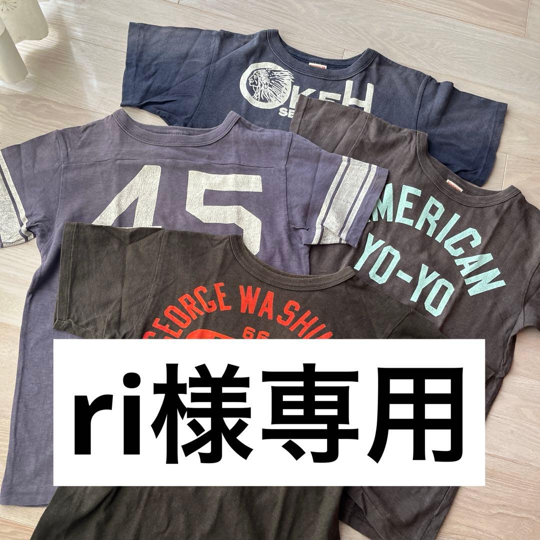 ★ ri ★デニム＆ダンガリー Tシャツ 150 160 LARGE