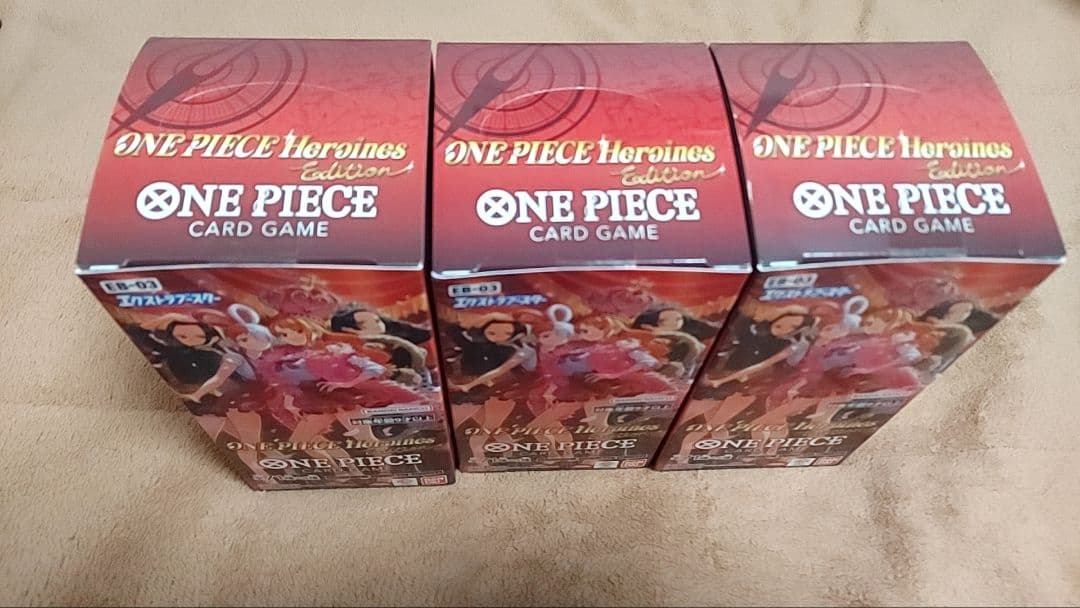 ONE PIECEカードHeroines Edition 新品未開封3box
