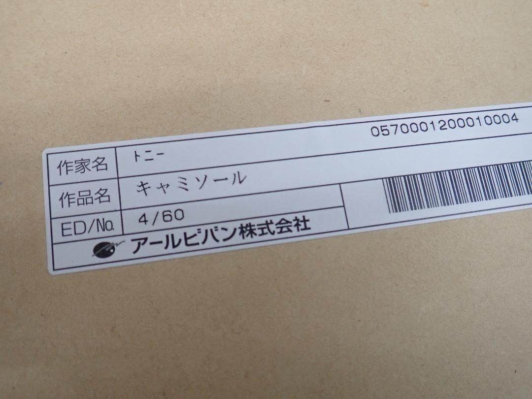 ⑦未使用・保証書付 Tony 「キャミソール」ミクスドメディア　アールビバン