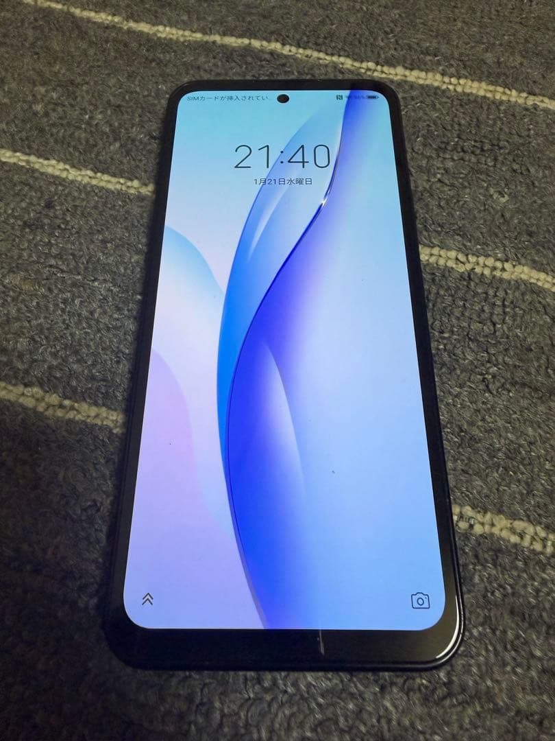 ZTE libero 5G ⅲ ブラックスマートフォン