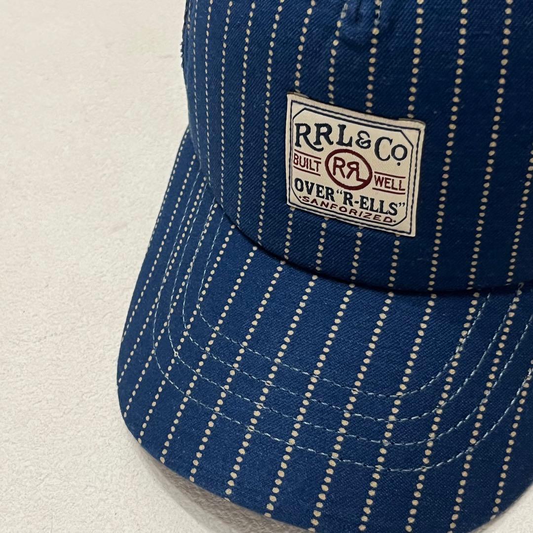 RRL 美品 濃紺 インディゴ ウォバッシュ トラッカー メッシュ キャップ