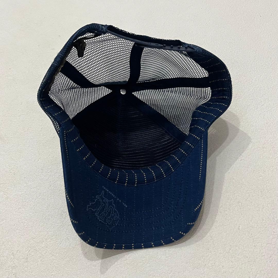 RRL 美品 濃紺 インディゴ ウォバッシュ トラッカー メッシュ キャップ