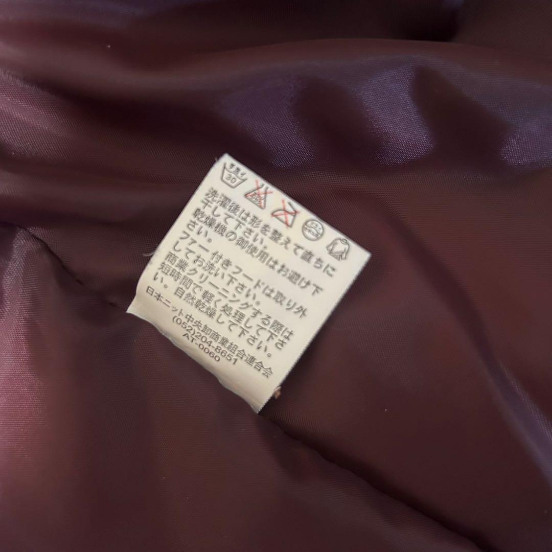 famock ファモック 中綿ダウンジャケット ファー フード サイズL y2k