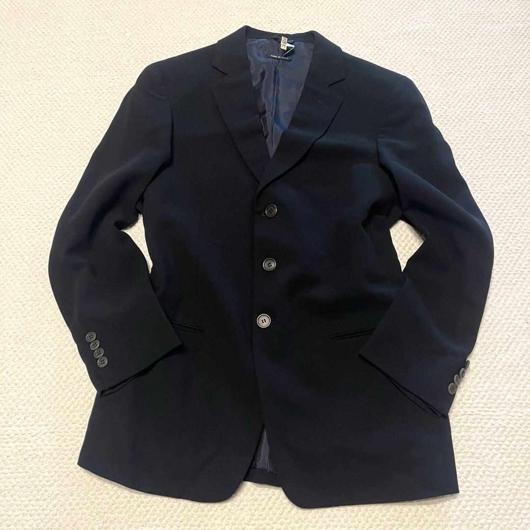 GIORGIO ARMANI 春.秋スーツ セットアップ とろみ ブラック44