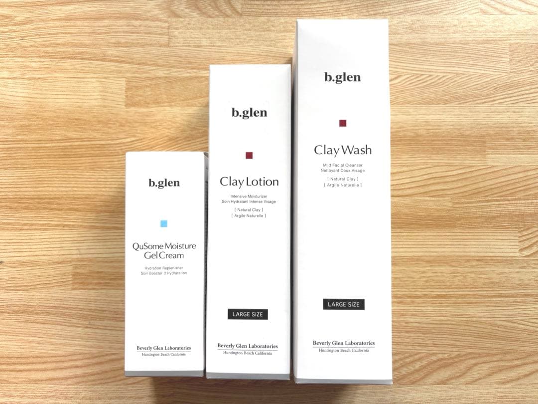 ビーグレン(クレイウォッシュ、クレイローション、モイスチャーゲルクリーム)