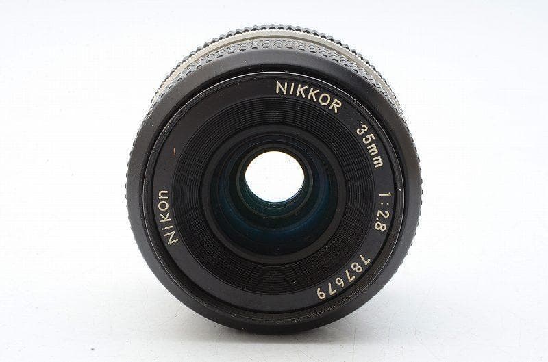 65 動作確認済 NIKONレンズ  35mm f/2.8 非Ai カメラレンズ