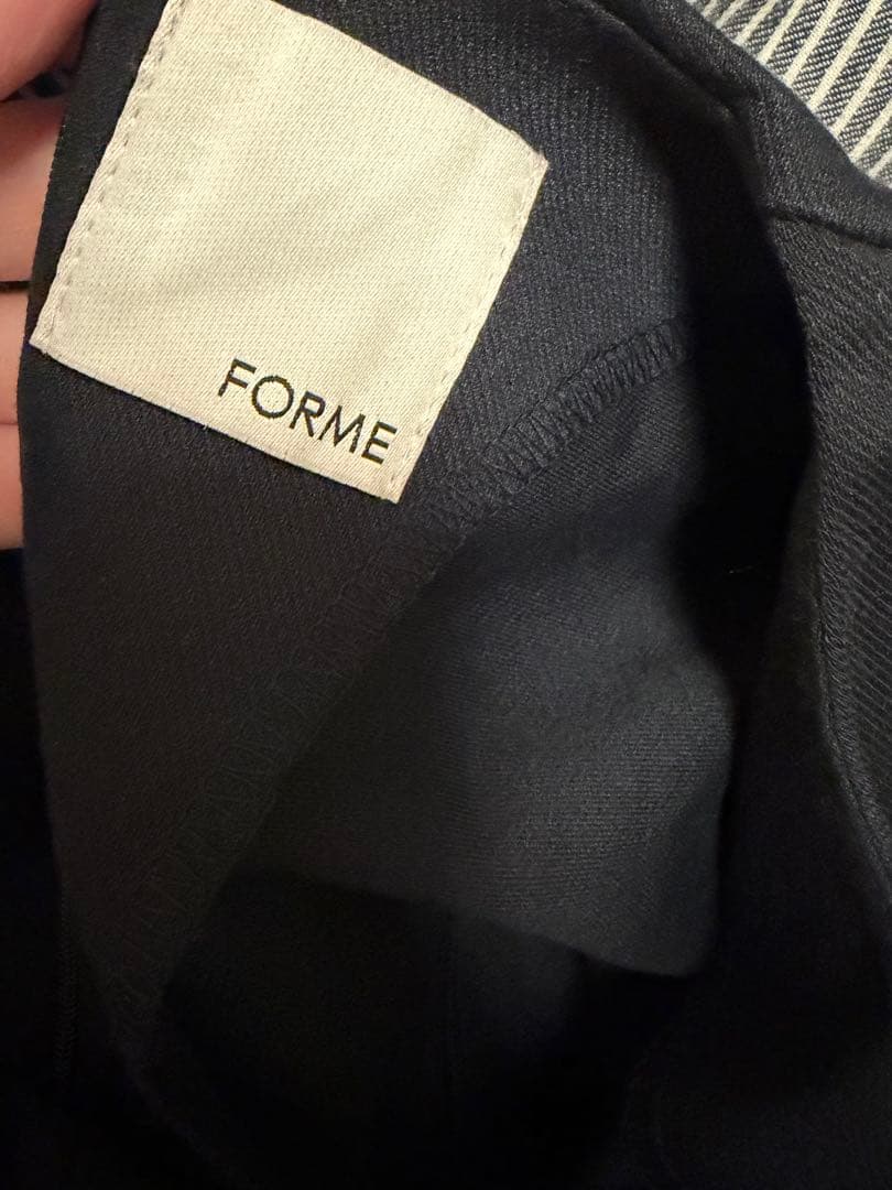 FORME ネイビー 半袖 ワンピース 東原亜希　新品未使用