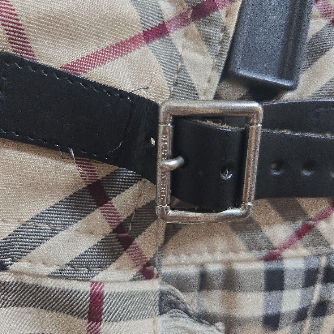 BURBERRY バーバリーブルーレーベル　チェック柄ミニスカート 36